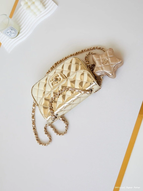 Hyper Peter CHANEL STAR & MINI COIN FLAP BAG PURSE 0715